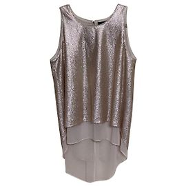 Bcbg Max Azria Pailletten Top Beige Beige