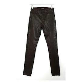 J Brand-J Brand Jeans Borgonha Com Revestimento Glitter-Ameixa
