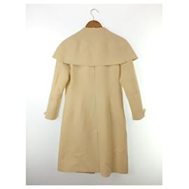 Fendi-* FENDI Coat / 40 / Wool-White