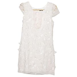 Bcbg Max Azria BCBGMaxazria Kleid SIL6E052 Weiß