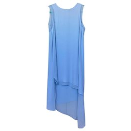 Bcbg Max Azria BCBGMAXAZRIA Asymmetric Lainey Dress High Low Light blue