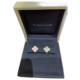 Van Cleef & Arpels Pendientes Alhambra Vintage Gold hardware