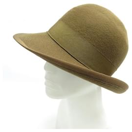 Autre Marque-MOTSCH HAT FOR HERMES SIZE 55 CM BROWN FELT HAT-Brown