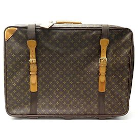 MALA VINTAGE LOUIS VUITTON SATÉLITE 70 MALA DE MONOGRAMA DE LONA DE VIAGEM Marrom