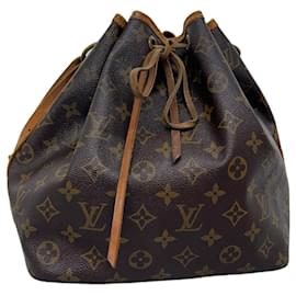 Louis Vuitton-LOUIS VUITTON Monogram Petit Noe Shoulder Bag M42226 LV Auth rd3301-Other