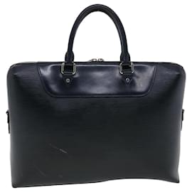 Louis Vuitton-LOUIS VUITTON Epi Porte Documents Jules NM Business Bag Navy M51177 auth 32687-Bleu Marine