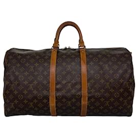 Louis Vuitton-Louis Vuitton Monogram Keepall Bandouliere55 Boston Bag M41414 LV Auth jk2786-Other