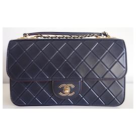 Chanel-CLASSIC CHANEL BAG-Navy blue
