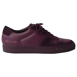Autre Marque-Common Projects Achilles Sneakers in Burgundy Leather-Dark red