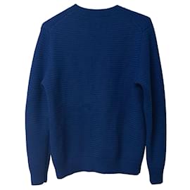 Apc-Suéter Clássico APC em Lã Azul-Azul