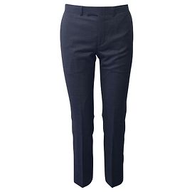 Sandro Paris Calça Slim Fit em Lã Cinza Escuro Cinza