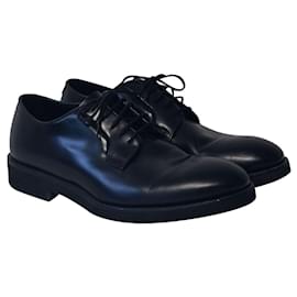 Paul Smith-Paul Smith Ludlow Derby Shoes in Black Leather-Black
