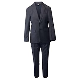 Burberry-Burberry Suit Set in Grey Lana Vergine-Grey
