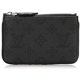Louis Vuitton-Louis Vuitton Monogramme Noir Mahina Pochette Cles-Noir