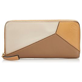 Cartera Larga Puzzle Marrón Loewe Castaño