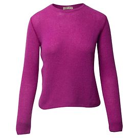 Pull à manches longues The Row en cachemire magenta Violet