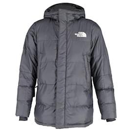 The North Face-North Face Deptford Quilted Shell Hooded Down Jacket in Black Polyester-Black