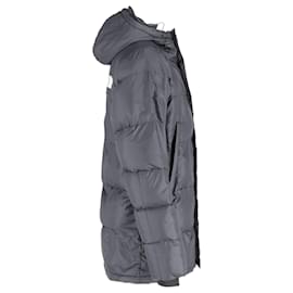 The North Face-North Face Deptford Quilted Shell Hooded Down Jacket in Black Polyester-Black
