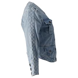 Balmain-Balmain Denim Jacket in Light Blue Cotton-Blue,Light blue