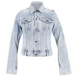 Khaite ‘Richard’ Denim Jacket in Light Blue Cotton Blue Light blue