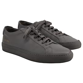 Autre Marque-Common Projects Achilles Low Top Sneakers aus grauem Leder-Grau