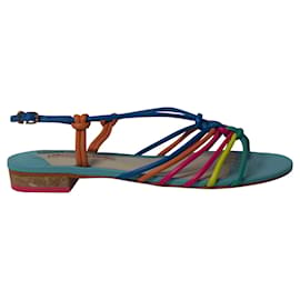 Sophia webster-Sophia Webster Rainbow Strappy Sandals in Multicolor Leather-Multiple colors