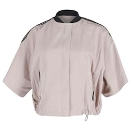 Brunello Cucinelli-Brunelo Cucinelli Veste courte à manches tombantes en polyester rose-Rose