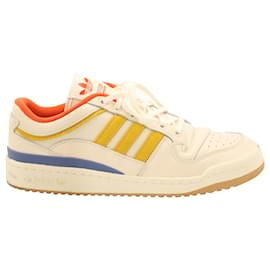 Autre Marque-Adidas Forum Low by WOOD WOOD in White Leather-White