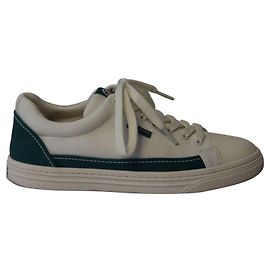 Tory Burch Baskets Classic Court en Toile Multicolore Autre Imprimé python