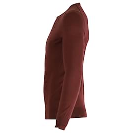 Acne-Maglione a maglia fine Clissold di Acne Studios in lana merino marrone-Marrone