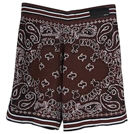 Amiri-Amiri Bandana-Shorts für Herren aus braun bedruckter Baumwolle-Andere