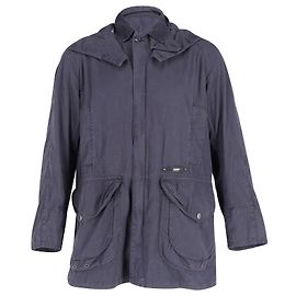 Giacca cerata Barbour Gold Standard Supa-Beaufort in cotone blu navy Blu Blu navy