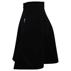 Alexander Mcqueen-MCQ by Alexander McQueen Skater Skirt in Black Polyester-Black
