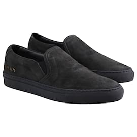 Autre Marque-Common Projects Slip-On Sneakers in Black Suede-Black