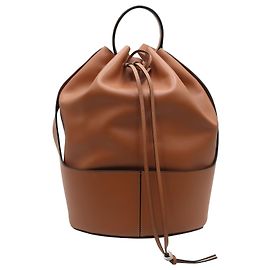 Borsa a secchiello Loewe Balloon in pelle marrone chiaro Marrone Beige