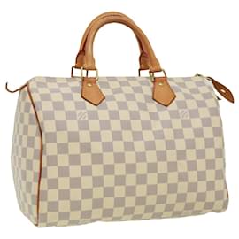 Louis Vuitton-Louis Vuitton Damier Azur Speedy 30 Hand Bag N41533 LV Auth am3246-Other
