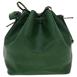 Louis Vuitton-LOUIS VUITTON Epi Petit Noe Shoulder Bag Green M44104 LV Auth tp451-Green