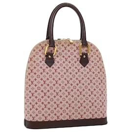 Louis Vuitton-LOUIS VUITTON Monogram Mini Alma Haut Hand Bag Cherry M92204 LV Auth bs2775-Other