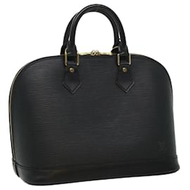 Louis Vuitton-LOUIS VUITTON Epi Alma Hand Bag Black M52142 LV Auth tp497-Black