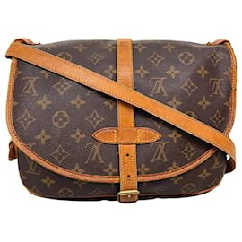 Louis Vuitton-Louis Vuitton Monogram Saumur 30 Shoulder Bag M42256 LV Auth bs2719-Other