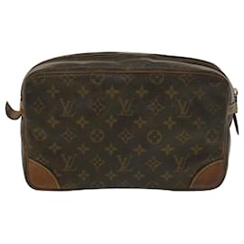 Louis Vuitton-Louis Vuitton Monogram Compiegne 28 Clutch Bag M51845 LV Auth ac1132-Other