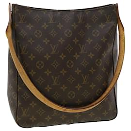 Louis Vuitton-LOUIS VUITTON Monogram Looping GM Shoulder Bag M51145 LV Auth jk2941-Other