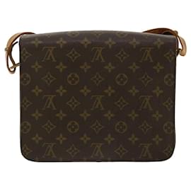 Louis Vuitton-LOUIS VUITTON Monogram Cartouchiere GM Shoulder Bag M51252 LV Auth jk2943-Other