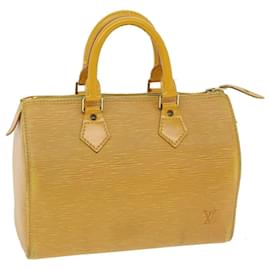 Louis Vuitton-Louis Vuitton Epi Speedy 25 Hand Bag Yellow M43019 LV Auth rh285-Yellow