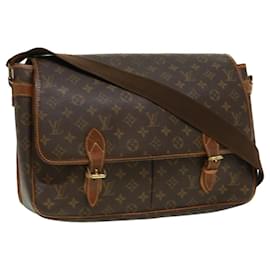 Louis Vuitton-LOUIS VUITTON Monogram Gibeciere GM Shoulder Bag M42246 LV Auth jk2924-Other
