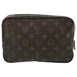 Louis Vuitton-Louis Vuitton Monogram Trousse Toilette 23 Clutch Bag M47524 LV Auth jk2882-Other