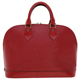 Louis Vuitton-LOUIS VUITTON Epi Alma Hand Bag Red M52147 LV Auth tp518-Red