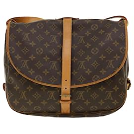 Louis Vuitton-Louis Vuitton Monogram Saumur 35 Shoulder Bag M42254 LV Auth ar8019b-Other