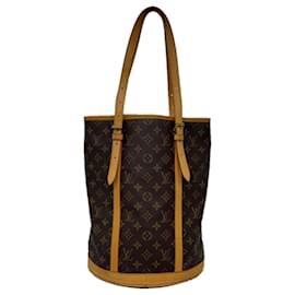 Louis Vuitton-LOUIS VUITTON Monogram Bucket GM Shoulder Bag M42236 LV Auth jk2911-Other