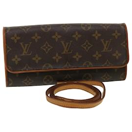 Louis Vuitton-LOUIS VUITTON Monogram Pochette Twin GM Shoulder Bag M51852 LV Auth ep061-Other